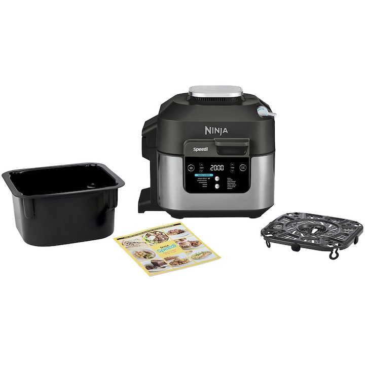 NINJA Multicooker NINJA Speedi ON500EU 12-in-1 cu Air Fryer, 5.7L, 1760W, Black - IT-Fashion.ro