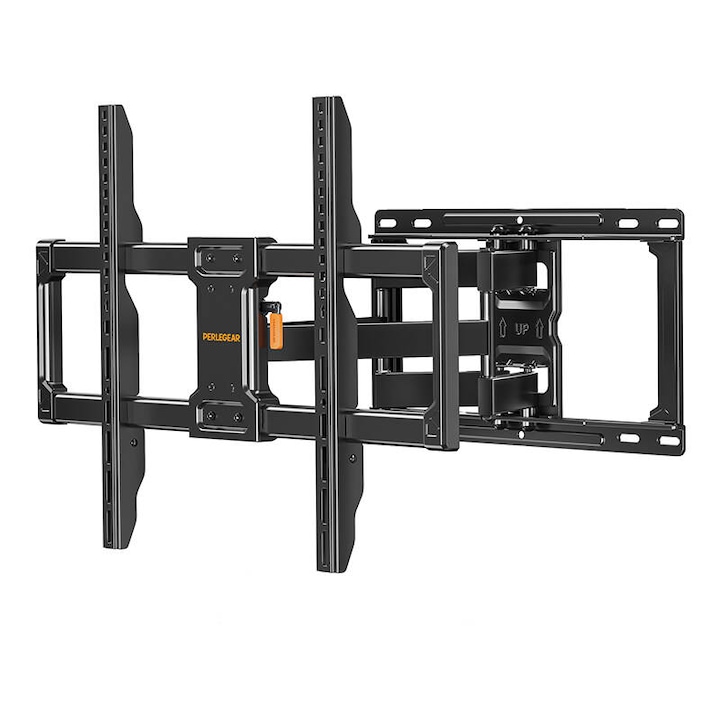 Perlegear Suport TV PERLEAGEAR PGLF12-EU, Full Motion, 42-82 inch, VESA 200x100mm-600x400mm, max 60kg, Black - IT-Fashion.ro