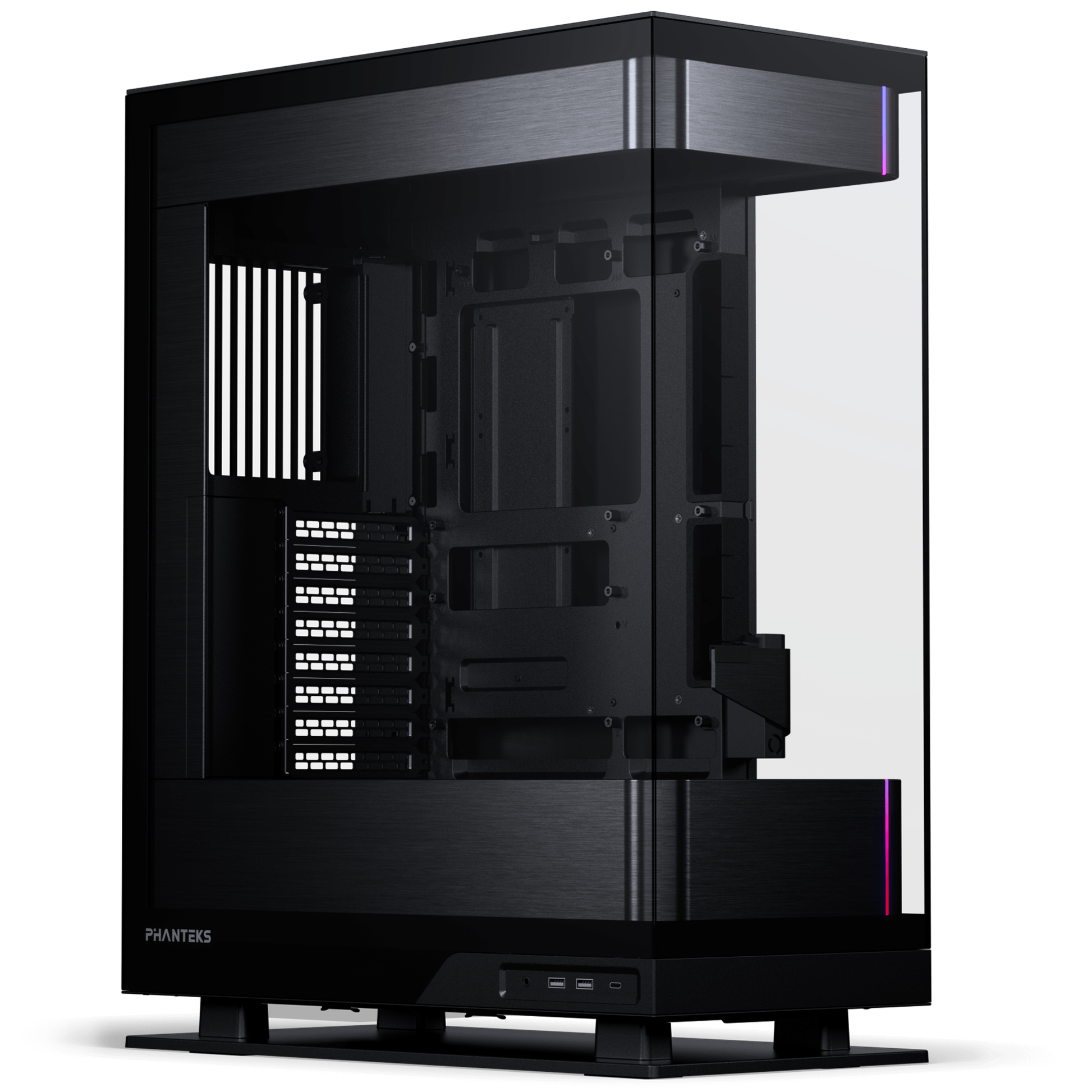 Phanteks Carcasa PHANTEKS Evolv X2, Mid-Tower, E-ATX, Tempered Glass, DRGB, Black - IT-Fashion.ro