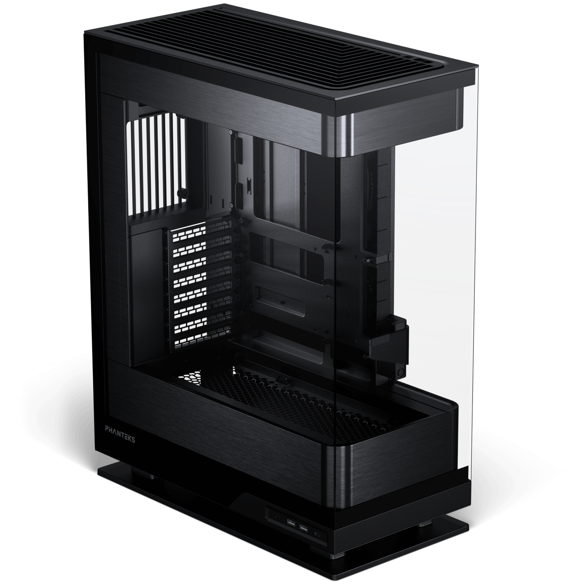 Carcasa PHANTEKS Evolv X2, Mid-Tower, E-ATX, Tempered Glass, DRGB, Black - Imagine 3