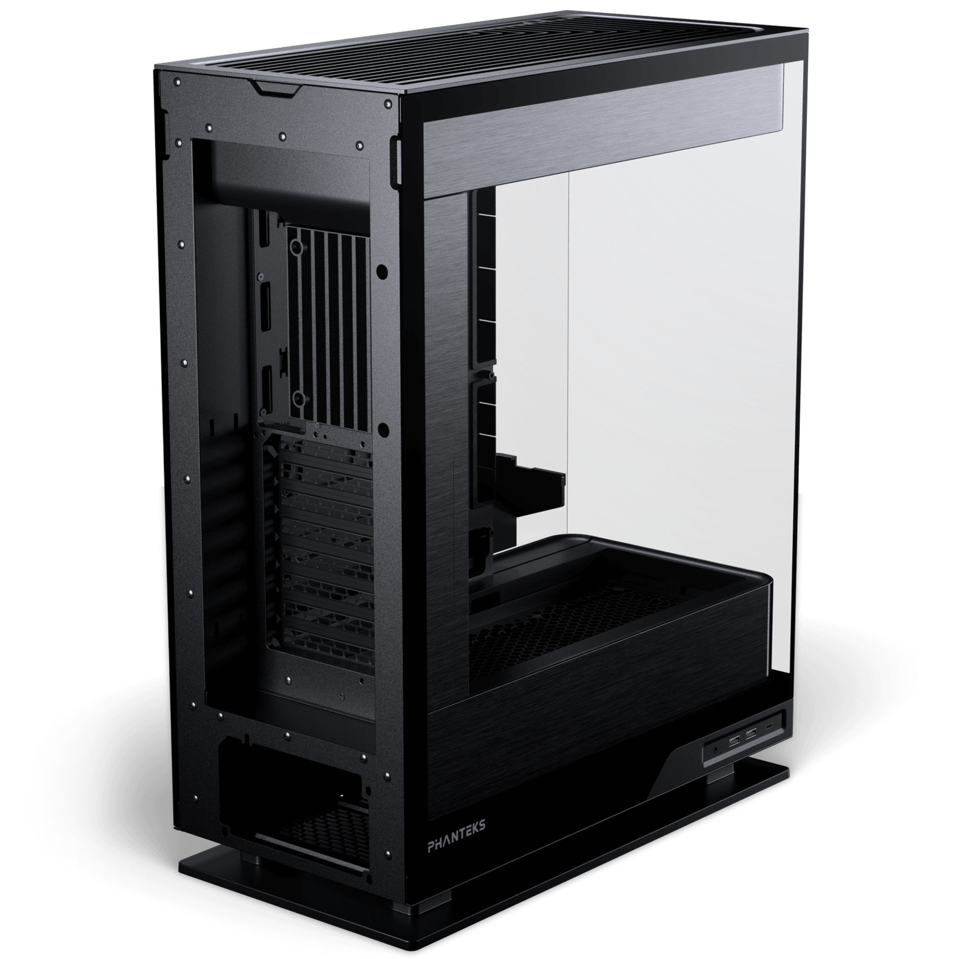 Carcasa PHANTEKS Evolv X2, Mid-Tower, E-ATX, Tempered Glass, DRGB, Black - Imagine 4