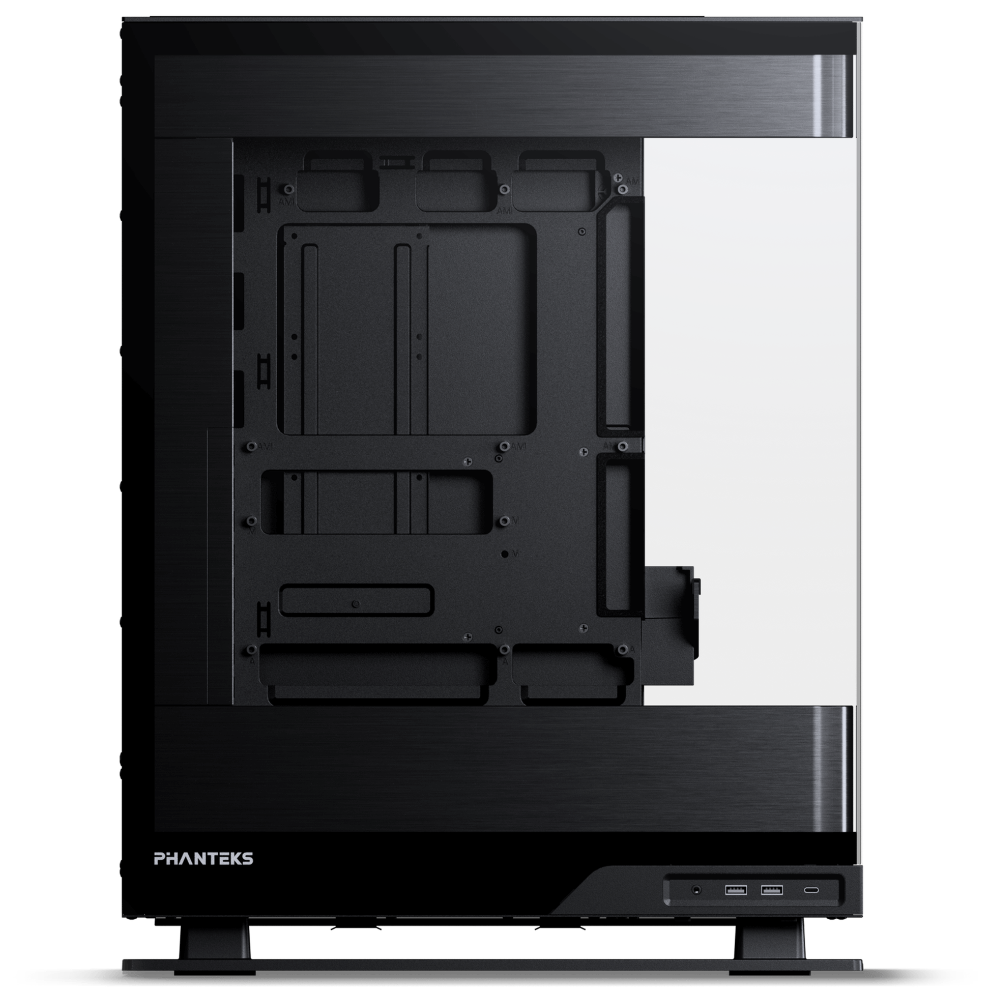 Carcasa PHANTEKS Evolv X2, Mid-Tower, E-ATX, Tempered Glass, DRGB, Black - Imagine 6