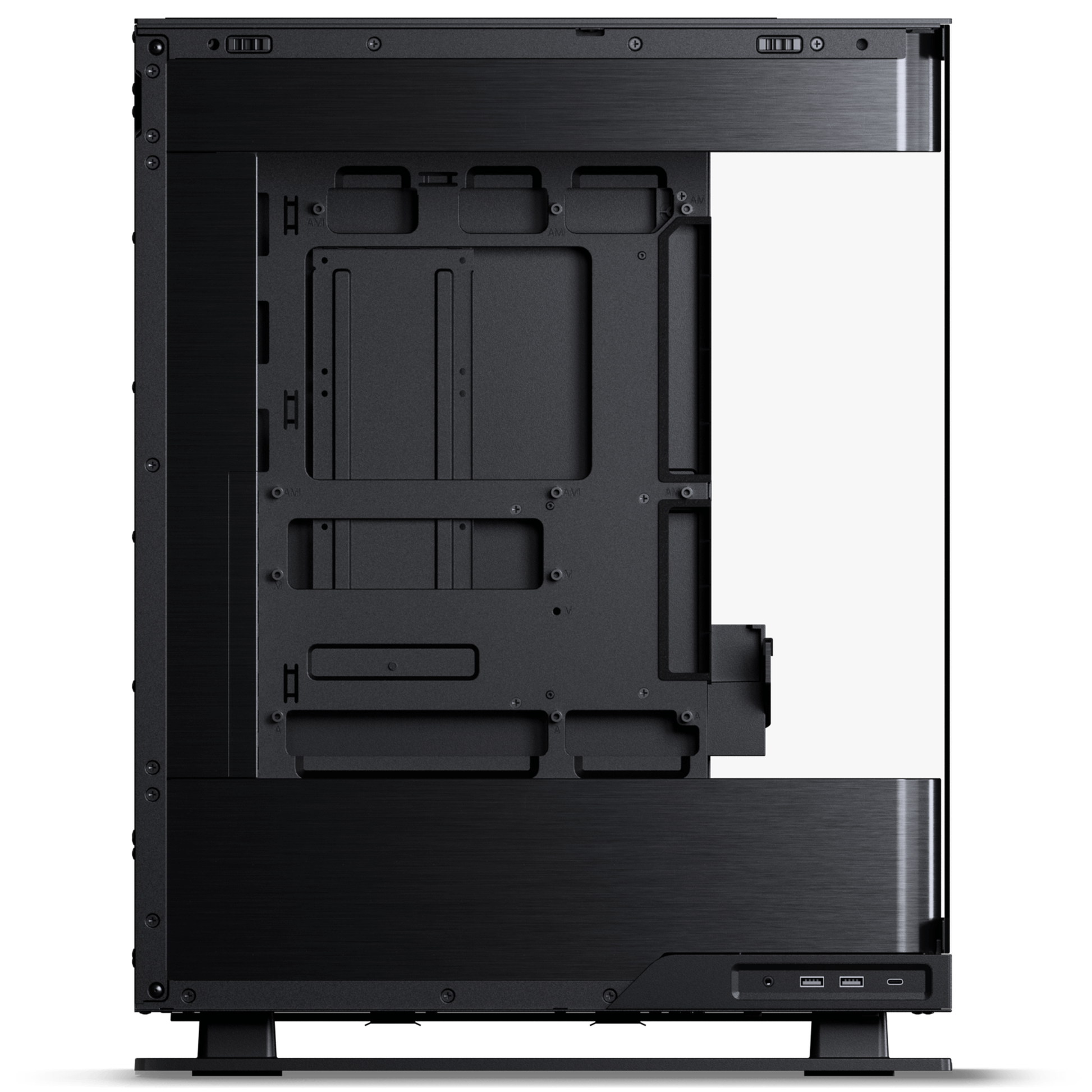 Carcasa PHANTEKS Evolv X2, Mid-Tower, E-ATX, Tempered Glass, DRGB, Black - Imagine 7