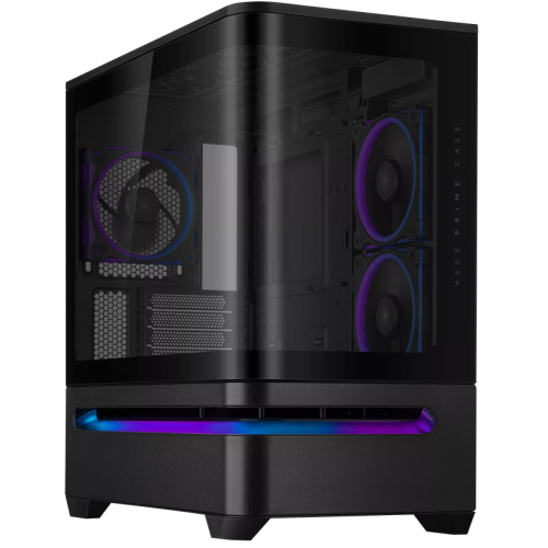 Carcasa PC ASUS PRIME AP202 TG ARGB, Black - Imagine 1