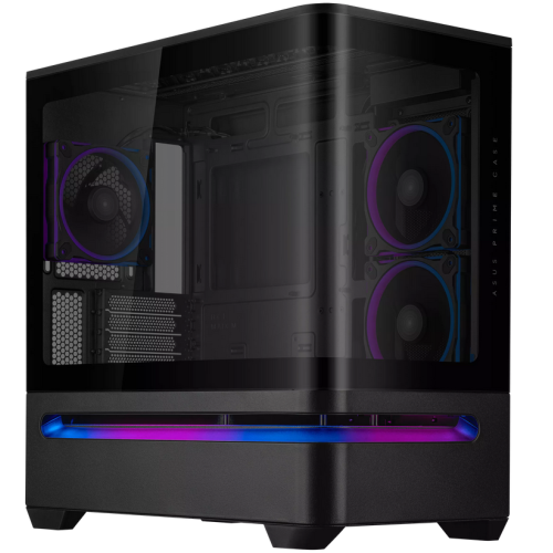 Carcasa PC ASUS PRIME AP202 TG ARGB, Black - Imagine 4