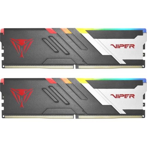PATRIOT Kit Memorie PATRIOT Viper Venom RGB Intel XMP 3.0/AMD EXPO 32GB, DDR5-6000 MHz, CL30, Dual Channel - IT-Fashion.ro