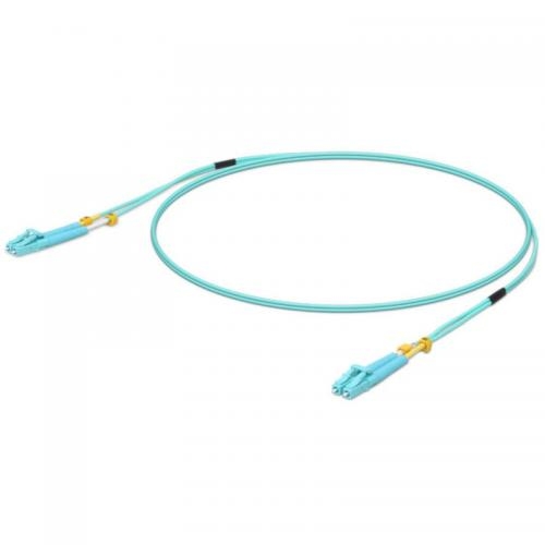 UBIQUITI Patch Cord Fibra Optica UBIQUITI UOC-3, Multi-Mode, OM3, Duplex LC/UPC - Duplex LC/UPC, 3 m, Blue - IT-Fashion.ro