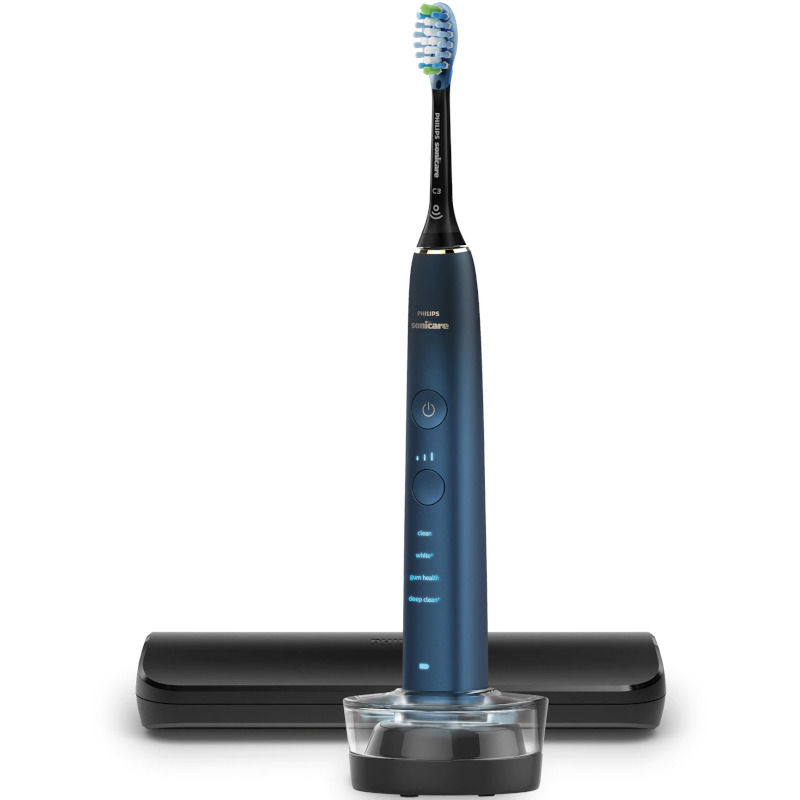PHILIPS Periuță de dinți electrică PHILIPS Sonicare DiamondClean 9000 HX9911/88, Dark Blue - IT-Fashion.ro