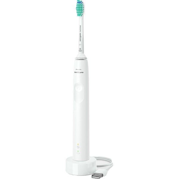 PHILIPS Periuță de dinți electrică sonică PHILIPS Sonicare 3100 Series HX3671/13, White - IT-Fashion.ro