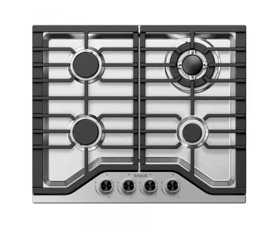 Samus Plita incorporabila SAMUS PSG-64SX9 cu 4 arzătoare pe gaz și aprindere electrică - IT-Fashion.ro