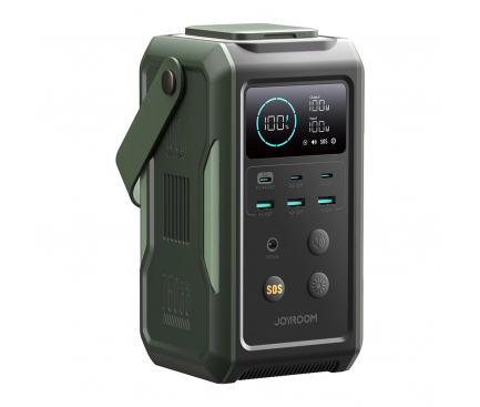 Joyroom Powerbank Joyroom JR-PBF10, 75000mAh, 100W, QC + PD, 3 x USB-A - 3 x USB-C, Verde - IT-Fashion.ro