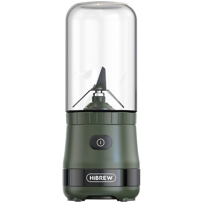 Râșniță si blender portabil 3‑în‑1 HIBREW G2 Green 70W, 2000mAh, USB-C, capacitate 200g, setare grad de macinare, verde - Imagine 2