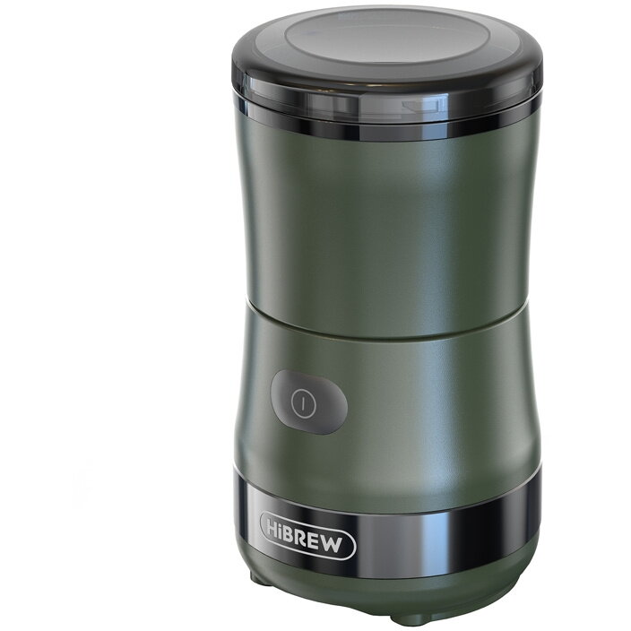 Râșniță si blender portabil 3‑în‑1 HIBREW G2 Green 70W, 2000mAh, USB-C, capacitate 200g, setare grad de macinare, verde - Imagine 4