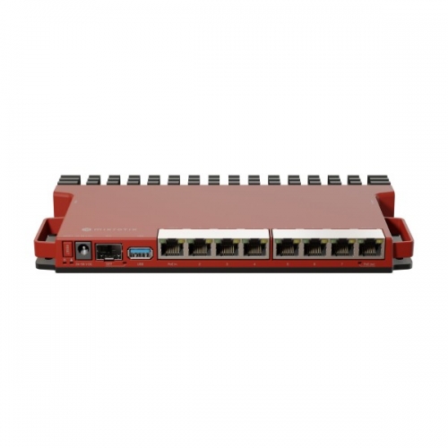 Mikrotik Router MIKROTIK L009UIGS-RM, 8x LAN, PoE, Red - IT-Fashion.ro