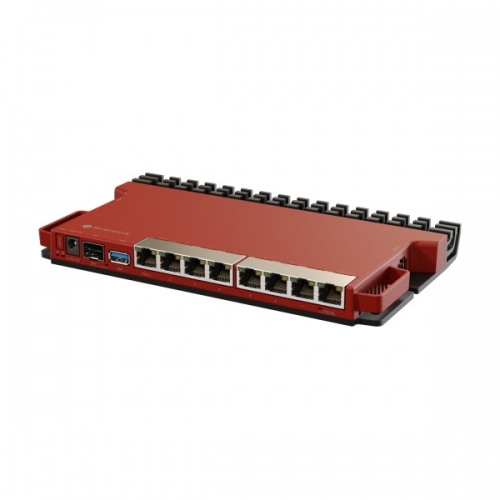 Router MIKROTIK L009UIGS-RM, 8x LAN, PoE, Red - Imagine 3