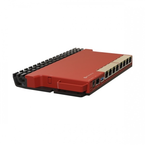Router MIKROTIK L009UIGS-RM, 8x LAN, PoE, Red - Imagine 4
