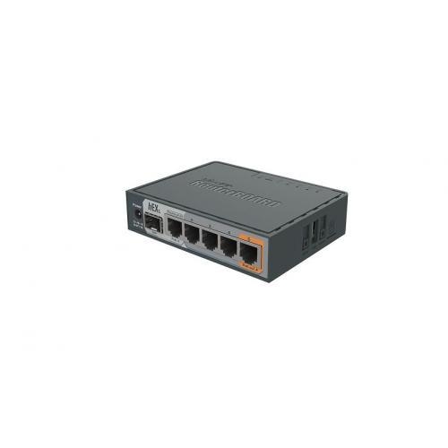 Mikrotik Router MIKROTIK RB760iGS hEX S L4, 5x LAN, Black - IT-Fashion.ro