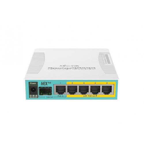 Mikrotik Router MIKROTIK RB960PGS, 5x LAN, White - IT-Fashion.ro