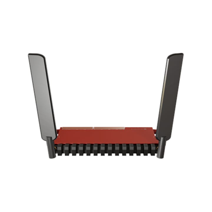 Mikrotik Router Wireless MIKROTIK L009UiGS-2HaxD-IN, 802.11ax, 10/100/1000 Mbit/s, 8 porturi Ethernet LAN, Red - IT-Fashion.ro