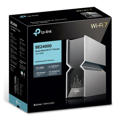 Router Wireless TP-LINK Archer BE900 (EU) V2, 4 x LAN, Black - Imagine 5