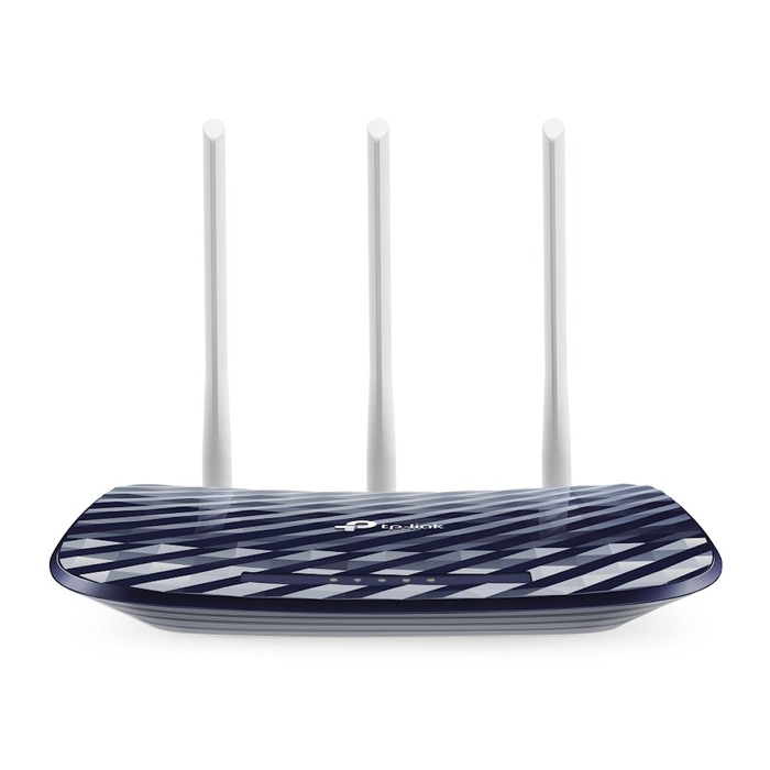 TP-LINK Router wireless TP-Link Archer C20, Wi-Fi 5, Dual-Band, AC750, 2.4/5 GHz, 433 Mbps, 3 antene externe - IT-Fashion.ro