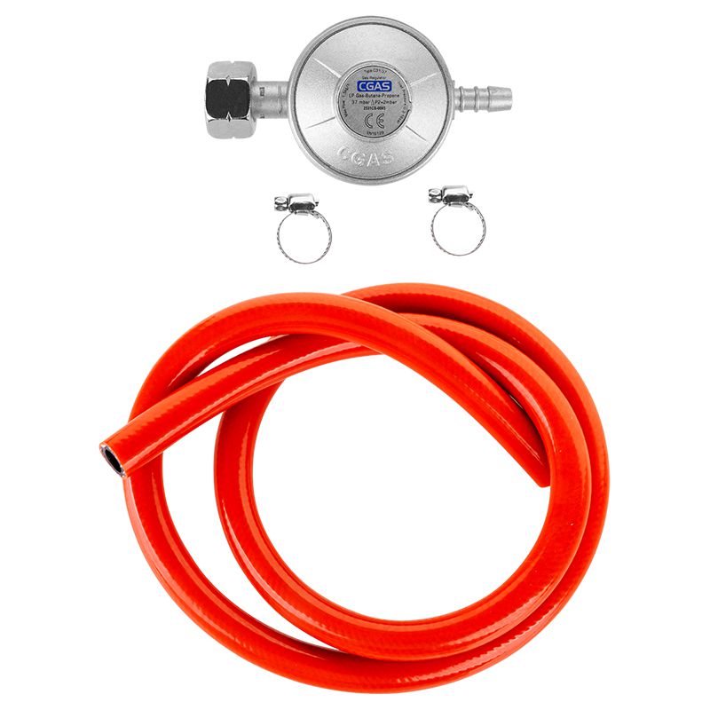 TEESA Set reductor gaz cu furtun si coliere TEESA TSA0094, 1m - IT-Fashion.ro