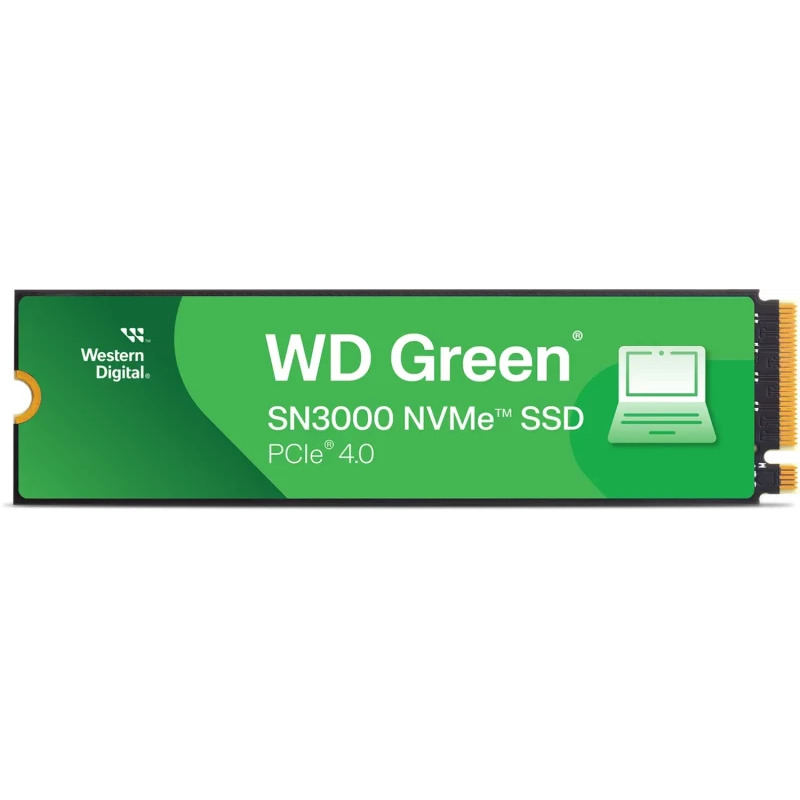 Western Digital SSD Western Digital SN3000, 2TB, PCIe 4.0 M.2 NVMe, Green - IT-Fashion.ro