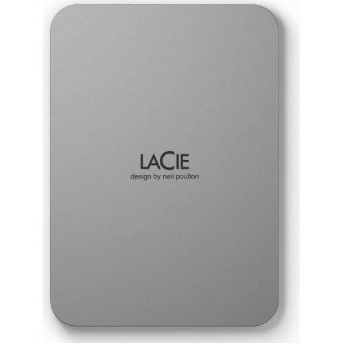 LACIE HDD Extern LACIE by Seagate Mobile Drive V2 2TB, USB 3.0, 2.5inch, Moon Silver - IT-Fashion.ro