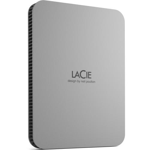 LACIE HDD Extern LACIE by Seagate Mobile Drive V2 2TB, USB 3.0, 2.5inch, Moon Silver - IT-Fashion.ro