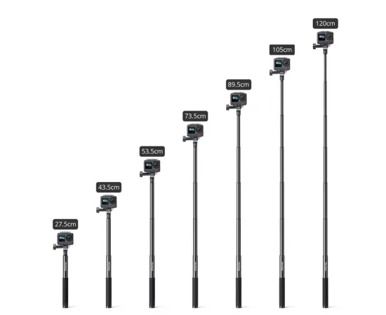 Akaso Selfie Stick AKASO SYAC0094-BK, 120 cm - IT-Fashion.ro