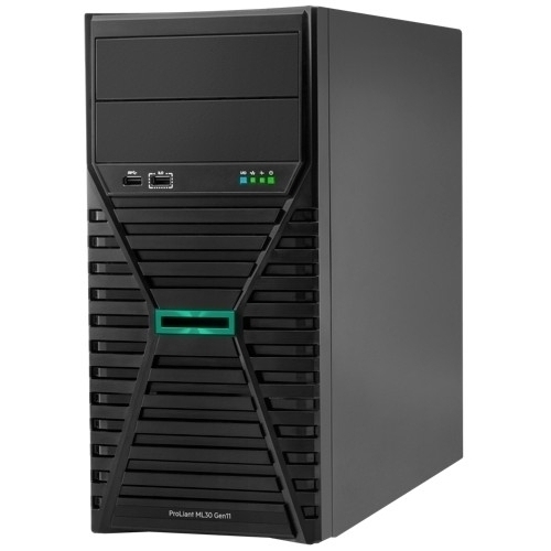HP Server HPE ProLiant ML30 Gen 11 P87464-425, Intel Xeon 6325P, RAM 32GB, SSD 2 x 480GB, Intel VROC, PSU 1000 W, Fara sistem de operare - IT-Fashion.ro