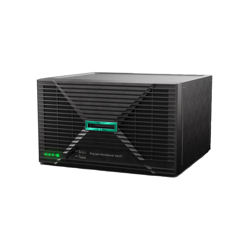 HP Server HP ProLiant MicroServer Gen11, Intel Pentium Gold G7400, RAM 16GB, HDD 1TB, Intel VROC, PSU 180W, Black - IT-Fashion.ro