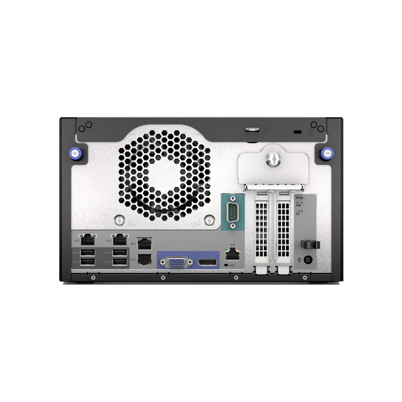 Server HP ProLiant MicroServer Gen11, Intel Pentium Gold G7400, RAM 16GB, HDD 1TB, Intel VROC, PSU 180W, Black - Imagine 4