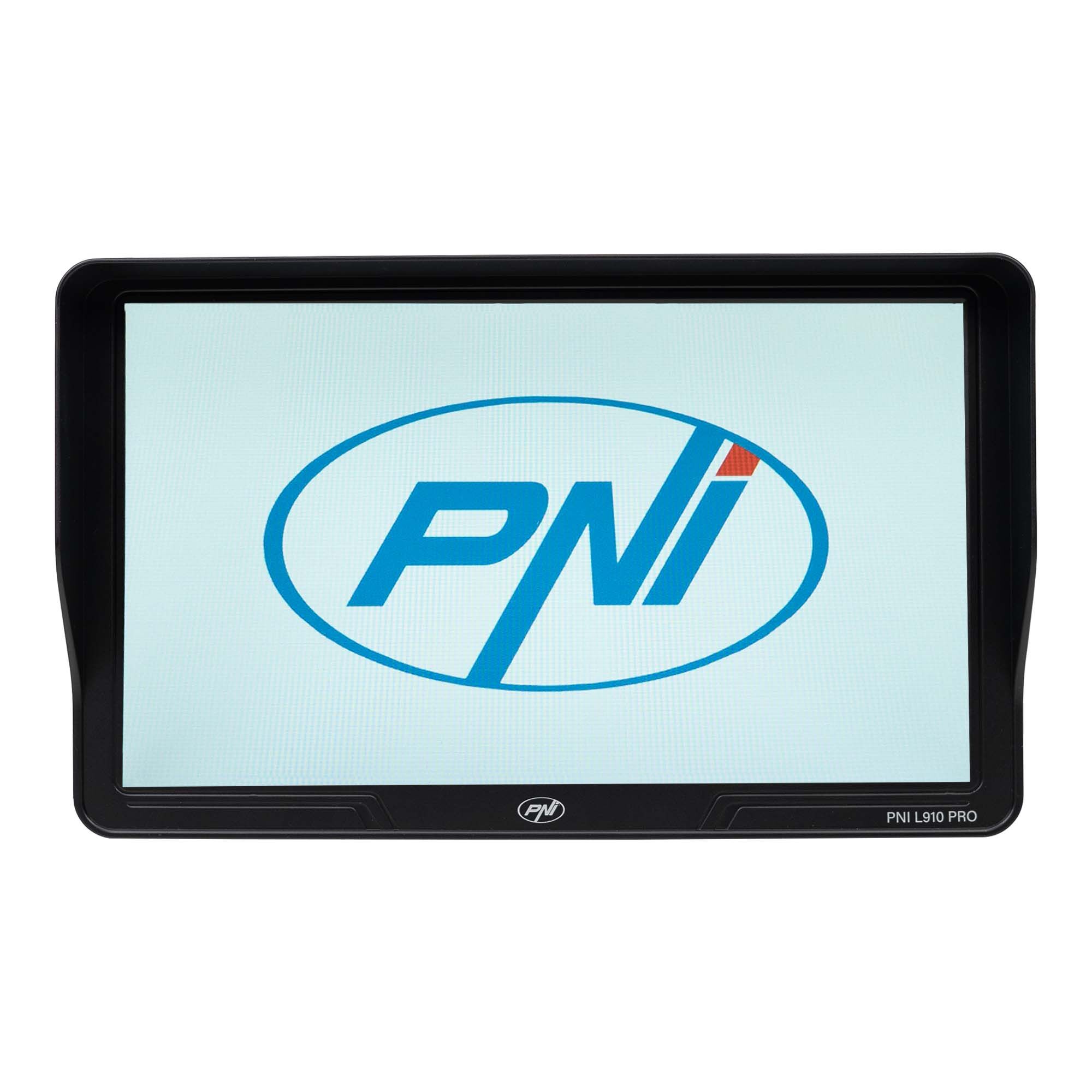 PNI Sistem de navigație GPS PNI L910 PRO, 9 inch, Cu parasolar, FM, 16GB memorie interna, 512MB DDR, Negru - IT-Fashion.ro