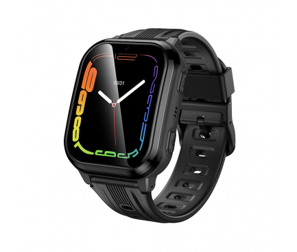 HOCO Smartwatch pentru copii Hoco Y108, 4G, Negru - IT-Fashion.ro
