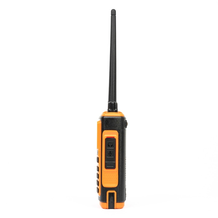 Statie radio portabila VHF/UHF PNI P17UV Dual Band 144–146 MHz, 430–440 MHz, 999 canale, 1500 mAh, lanterna, radio FM, negru/portocaliu - Imagine 6