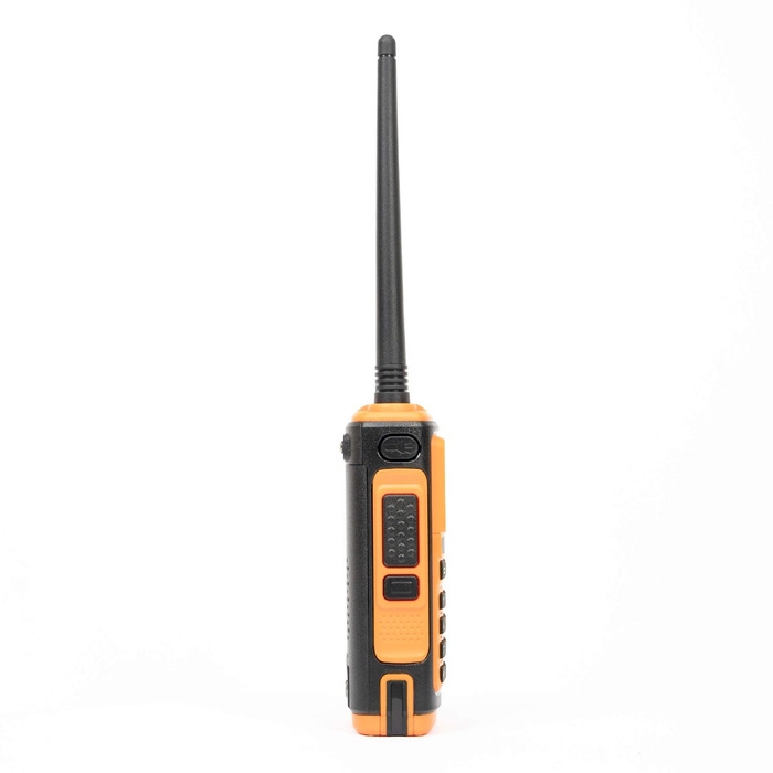 Statie radio portabila VHF/UHF PNI P17UV Dual Band 144–146 MHz, 430–440 MHz, 999 canale, 1500 mAh, lanterna, radio FM, negru/portocaliu - Imagine 7