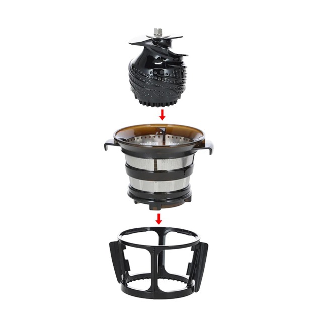 Storcator HUROM de fructe H320-BES01DG, 200W, 500 ml, O treapta de viteza, Verde - Imagine 3