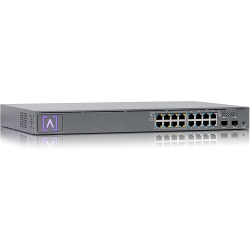 ALTA LABS Switch ALTA LABS S16-POE, 16 porturi (8 PoE+), Gray - IT-Fashion.ro