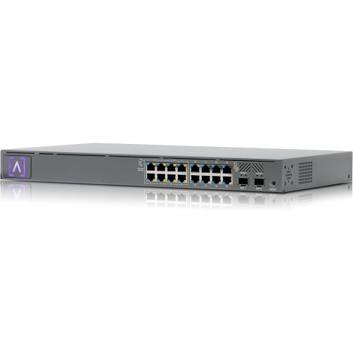 ALTA LABS Switch ALTA LABS S16-POE, 16 porturi (8 PoE+), Gray - IT-Fashion.ro