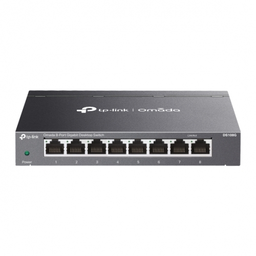 TP-LINK Switch TP-LINK DS108G, 8 porturi, Black - IT-Fashion.ro