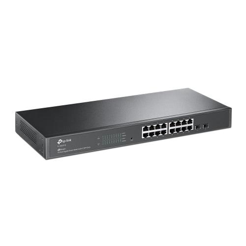 TP-LINK Switch TP-LINK JetStream TL-SG2218, 18 porturi, Black - IT-Fashion.ro