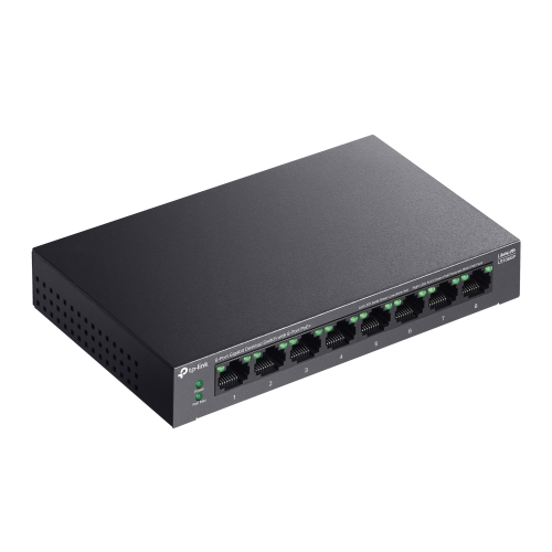 Switch TP-LINK LS108GP, 8 porturi, PoE+, Black - Imagine 4