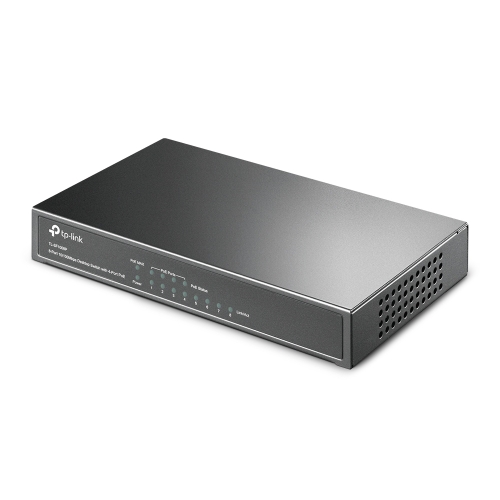 Switch TP-LINK TL-SF1008P, 8 porturi (4 PoE). Black - Imagine 3