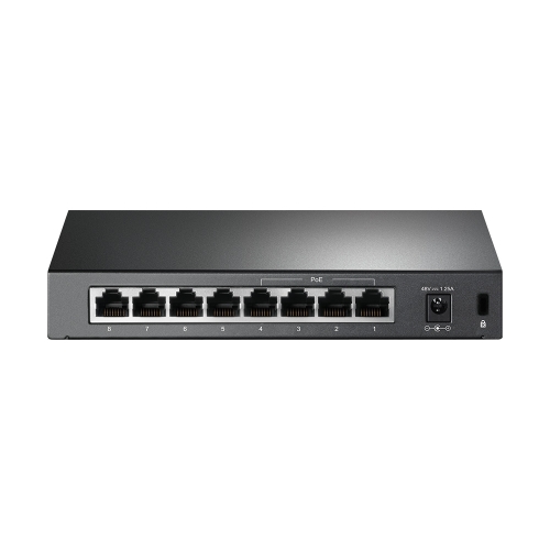 Switch TP-LINK TL-SF1008P, 8 porturi (4 PoE). Black - Imagine 4