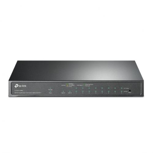 TP-LINK Switch TP-LINK TL-SG1210MPE, 8 porturi, PoE+, Black - IT-Fashion.ro