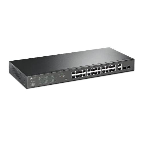 TP-LINK Switch TP-LINK TL-SG1428PE, 24 porturi, PoE+, Black - IT-Fashion.ro