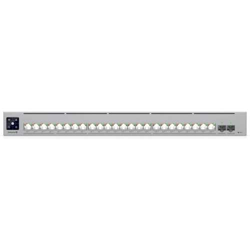 UBIQUITI Switch UBIQUITI ECS-24-PoE, 24 porturi, PoE+++, Silver - IT-Fashion.ro