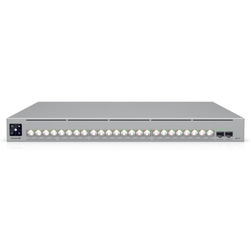 UBIQUITI Switch UBIQUITI ECS-24-PoE, 24 porturi, PoE+++, Silver - IT-Fashion.ro