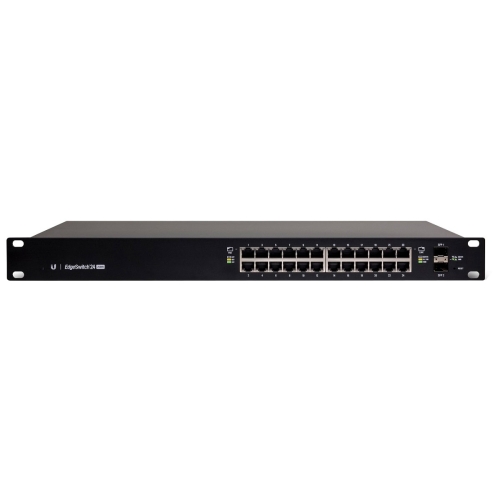UBIQUITI Switch UBIQUITI EdgeSwitch ES-24-250W, 24 porturi, PoE, Black - IT-Fashion.ro